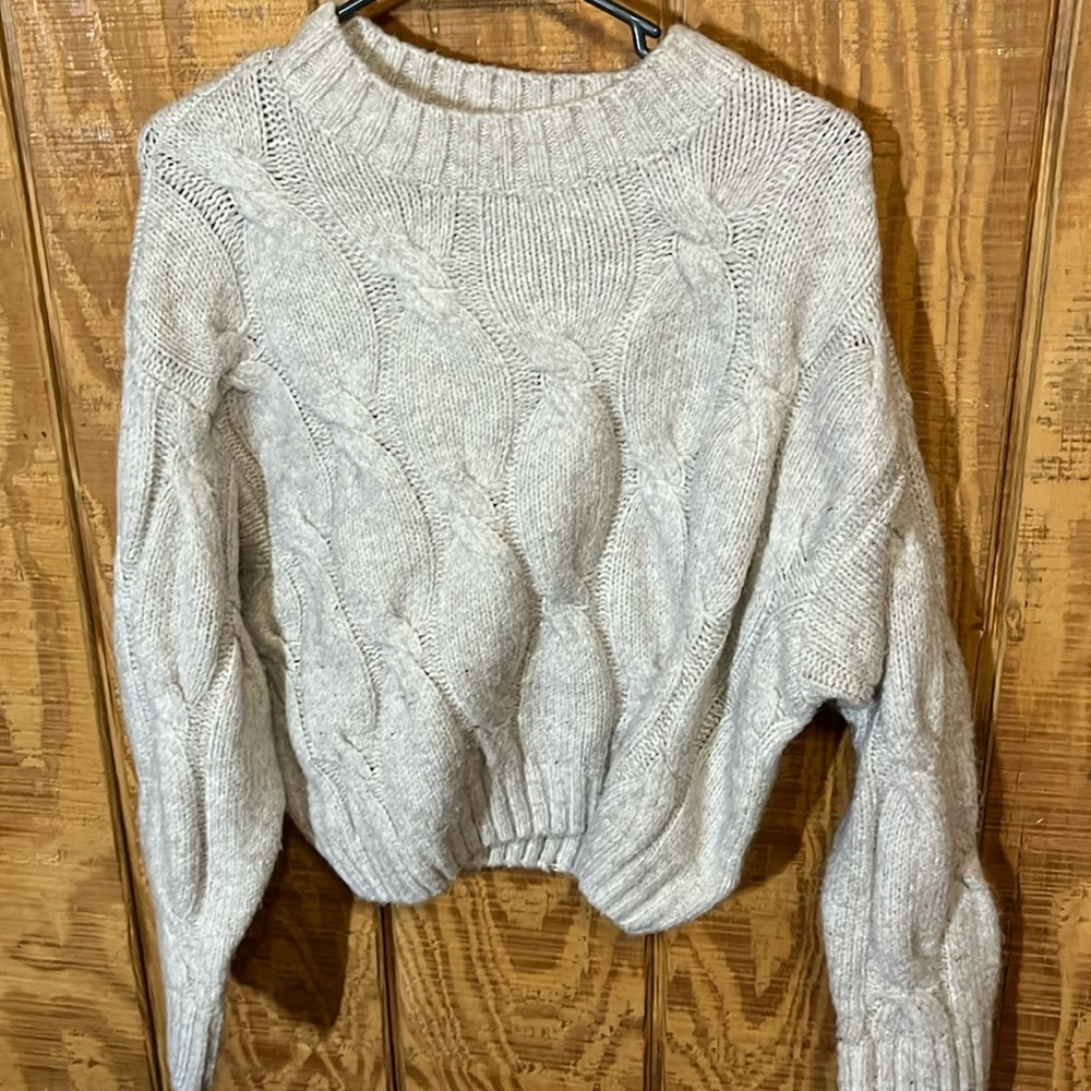 Cropped sweater